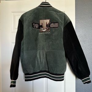 Vintage Disney Tigger Suede Jacket Adult Medium